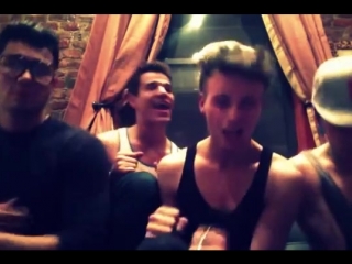 max ryder, jake bass, ricky roman, and levi karter sing nsync -