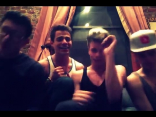 max ryder, jake bass, ricky roman, and levi karter sing nsync -