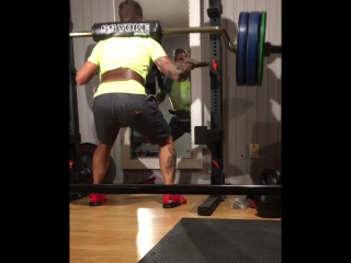 safety squat bar 295lb 5 reps
