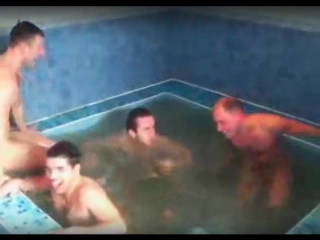 men in the bath